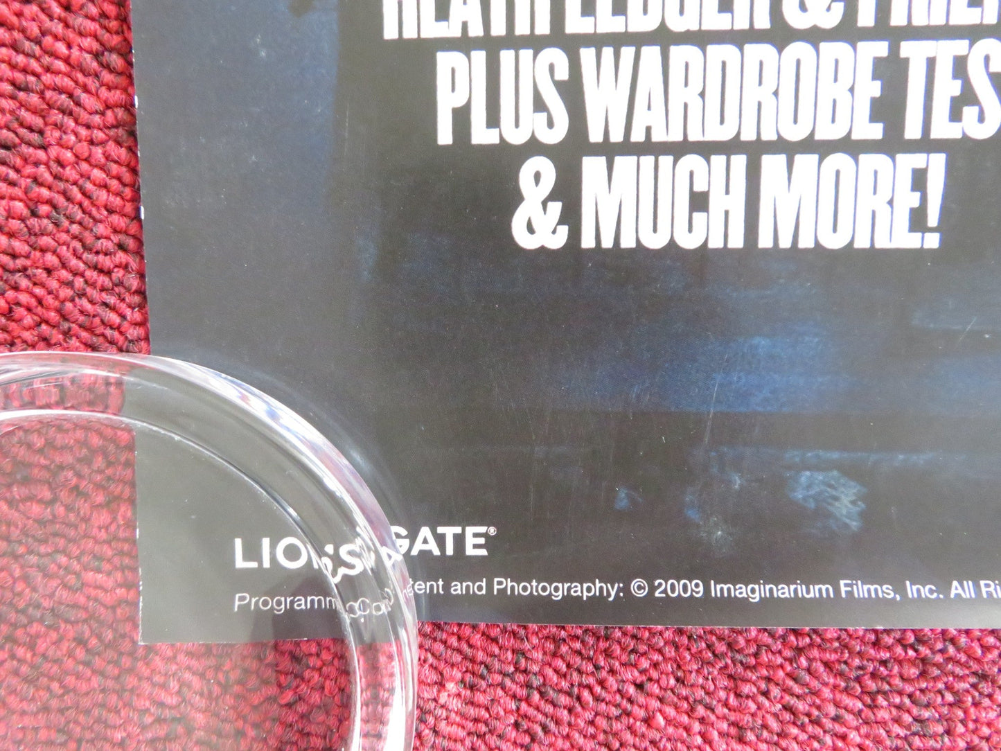 THE IMAGINARIUM OF DOCTOR PARNASSUS VHS VIDEO POSTER HEATH LEDGER P. FAITH 2009 Rendezvous Cinema Movie posters