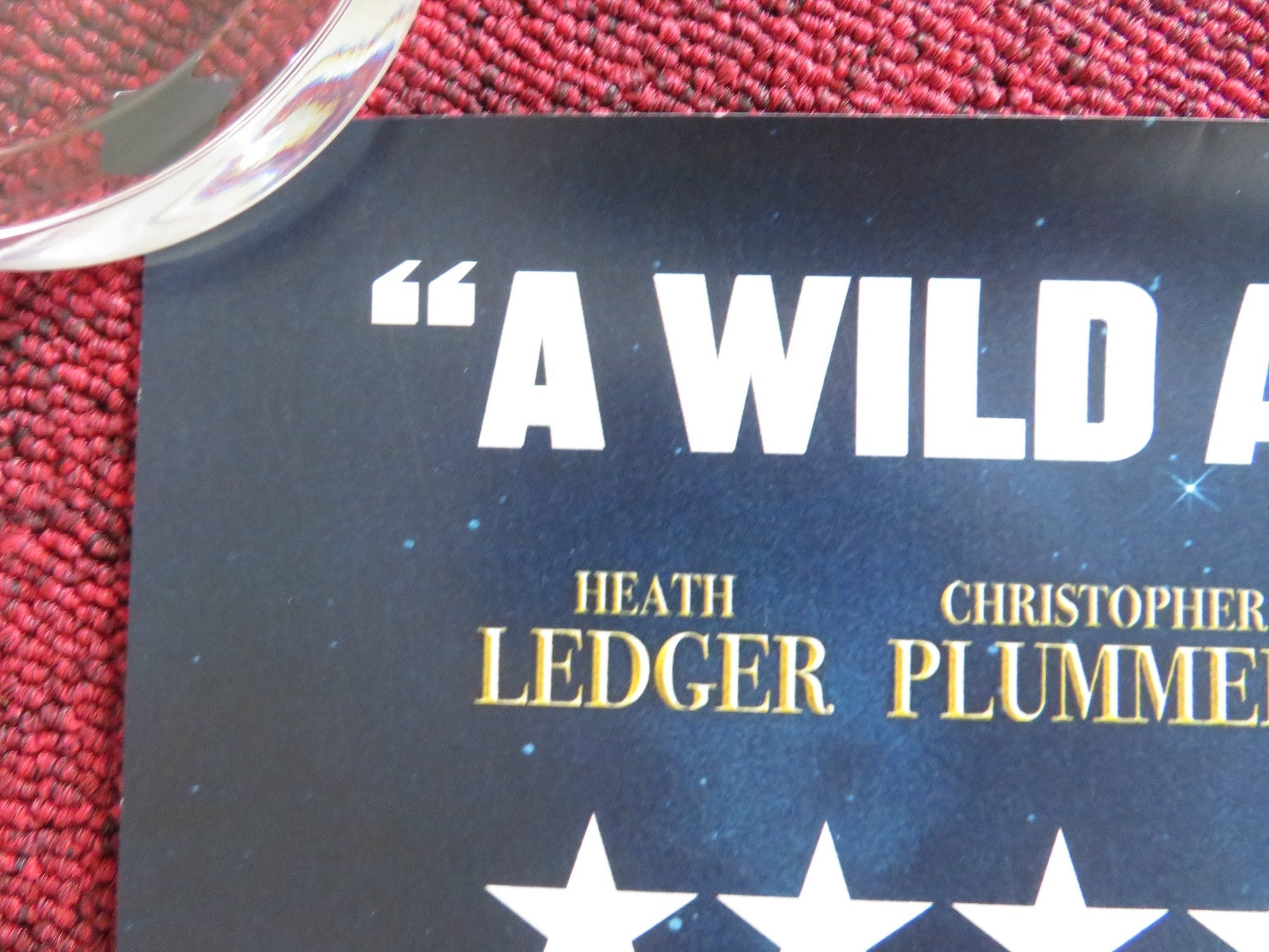 THE IMAGINARIUM OF DOCTOR PARNASSUS VHS VIDEO POSTER HEATH LEDGER P. FAITH 2009 Rendezvous Cinema Movie posters