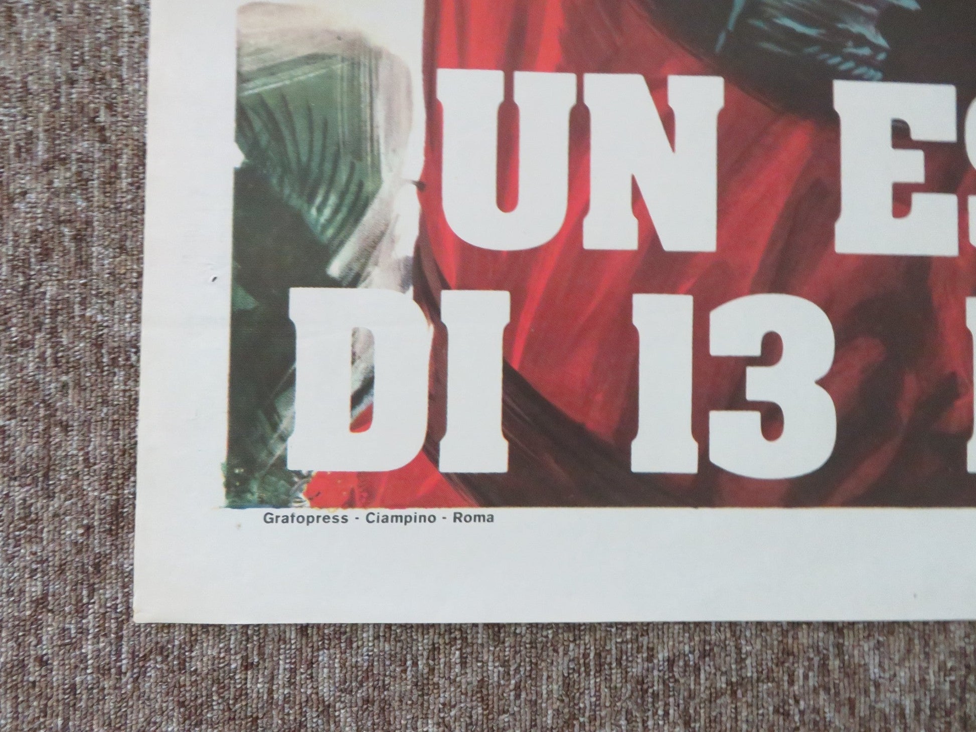 THE IMMORTALS ITALIAN 2 FOGLIO POSTER GEORGE FORBES ARTHUR BERGER 1974 Rendezvous Cinema Movie posters