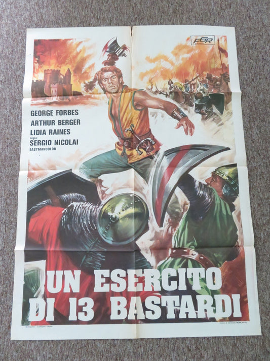 THE IMMORTALS ITALIAN 2 FOGLIO POSTER GEORGE FORBES ARTHUR BERGER 1974 Rendezvous Cinema Movie posters