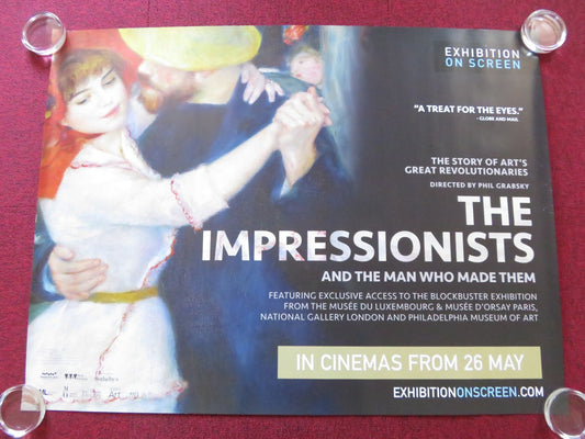 THE IMPRESSIONISTS UK QUAD ROLLED POSTER EXHIBITION ON SCREEN 2015 Rendezvous Cinema Movie posters