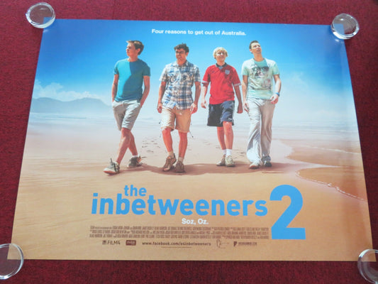 THE INBETWEENERS 2 - A UK QUAD ROLLED POSTER SIMON BIRD JAMES BUCKLEY 2014 Movie posters