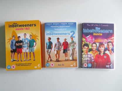 THE INBETWEENERS MOVIE 1 & 2 (DVD BOXSET) BIRD BUCKLEY DAVIES 2011 REGION 2 Movie posters