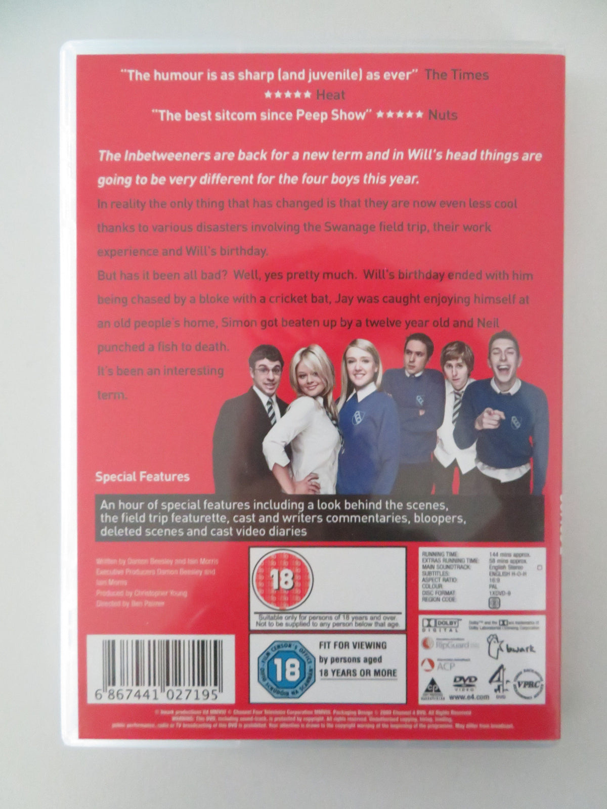 The Inbetweeners Series 1, 2 & 3 (DVD BoxSet) Simon Bird J.Buckley 2008 Region 2 Movie posters