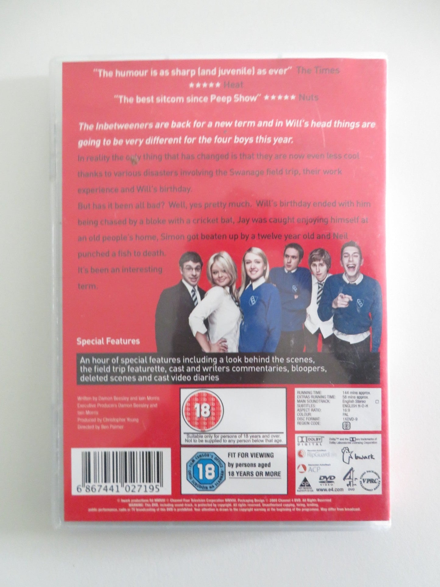 THE INBETWEENERS - SERIES 2 (DVD) SIMON BIRD JAMES BUCKLEY 2009 REGION 2 Movie posters