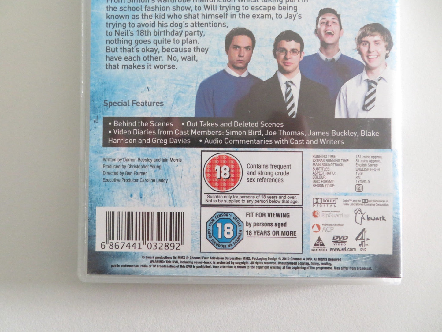 THE INBETWEENERS - SERIES 3 (DVD) SIMON BIRD JAMES BUCKLEY 2010 REGION 2 Movie posters