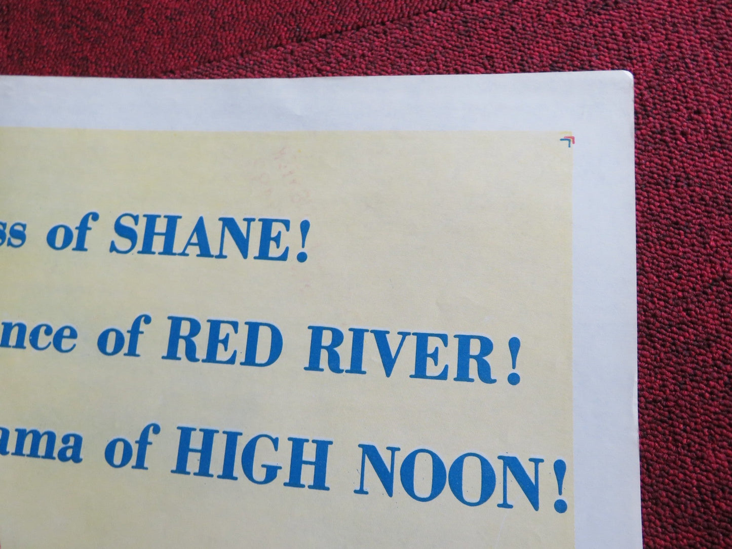 THE INDIAN FIGHTER FOLDED US ONE SHEET POSTER KIRK DOUGLAS WALTER MATTHAU 1955 Rendezvous Cinema Movie posters