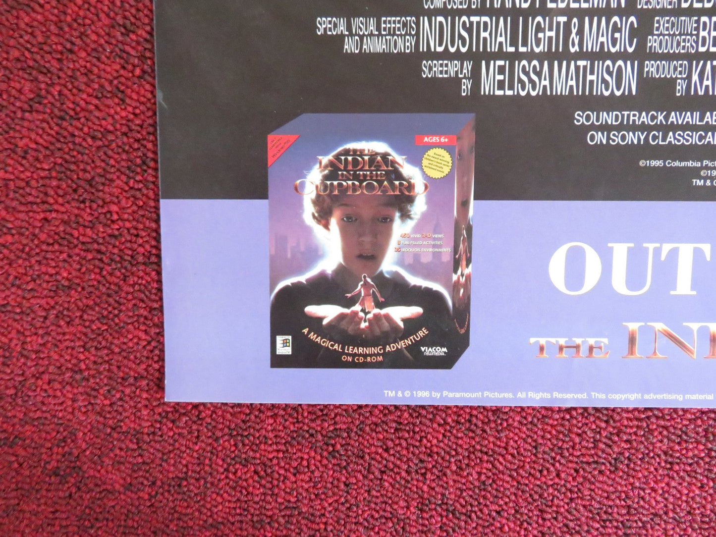 THE INDIAN IN THE CUPBOARD VHS VIDEO POSTER HAL SCARDINO LITEFOOT 1995 Rendezvous Cinema Movie posters