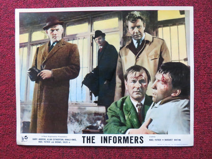 THE INFORMERS US LOBBY CARD FULL SET NIGEL PATRICK MARGARET WHITING 1964 Rendezvous Cinema Movie posters