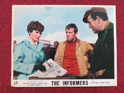 THE INFORMERS US LOBBY CARD FULL SET NIGEL PATRICK MARGARET WHITING 1964 Rendezvous Cinema Movie posters