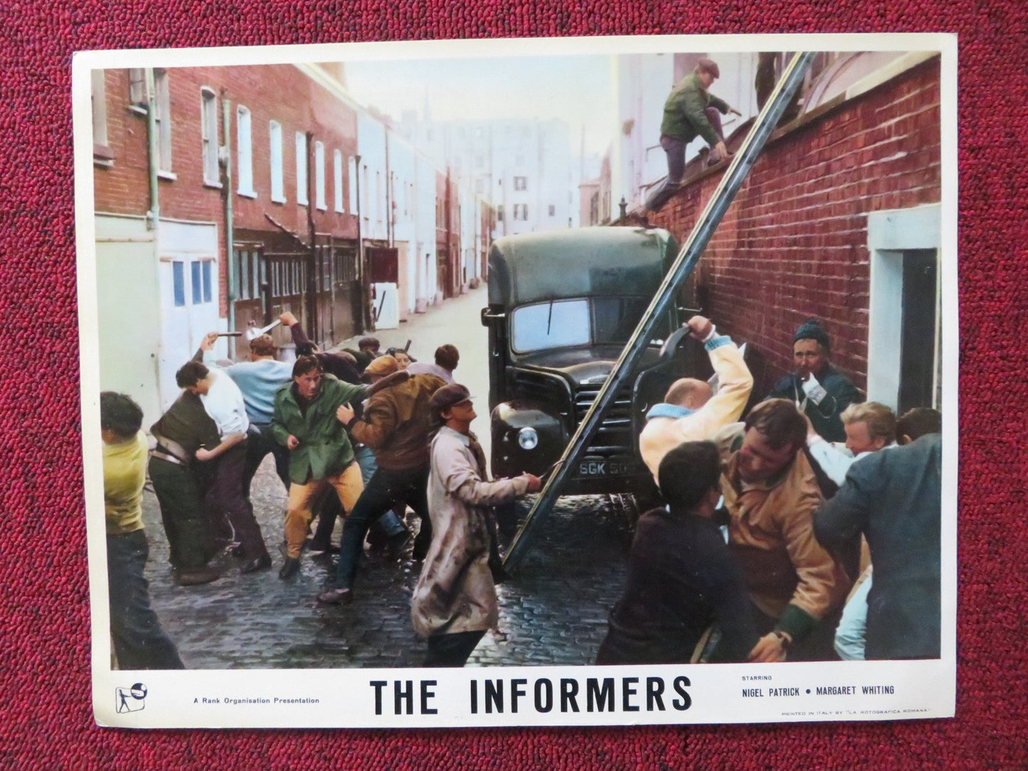 THE INFORMERS US LOBBY CARD FULL SET NIGEL PATRICK MARGARET WHITING 1964 Rendezvous Cinema Movie posters