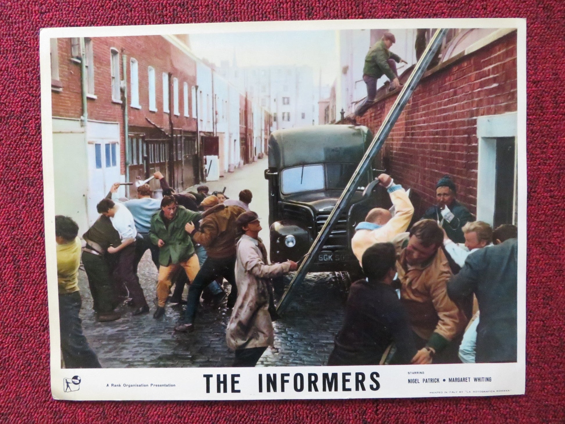 THE INFORMERS US LOBBY CARD FULL SET NIGEL PATRICK MARGARET WHITING 1964 Rendezvous Cinema Movie posters