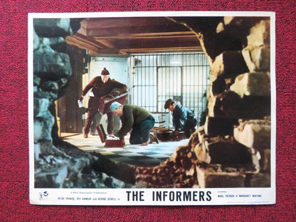 THE INFORMERS US LOBBY CARD FULL SET NIGEL PATRICK MARGARET WHITING 1964 Rendezvous Cinema Movie posters