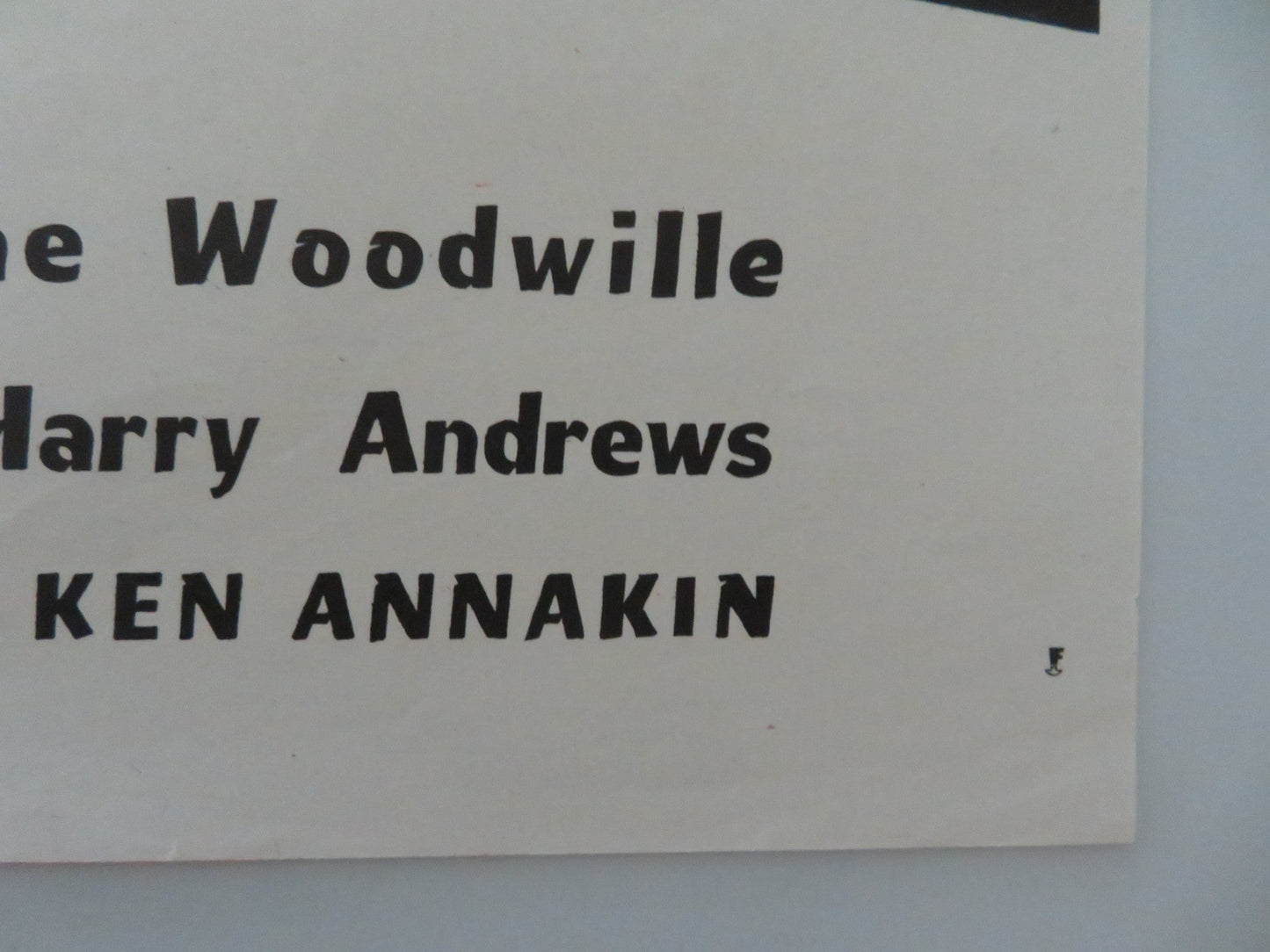 THE INFORMERS YUGOSLAVIAN POSTER ROLLED NIGEL PATRICK MARGARET WHITING 1963 Movie posters