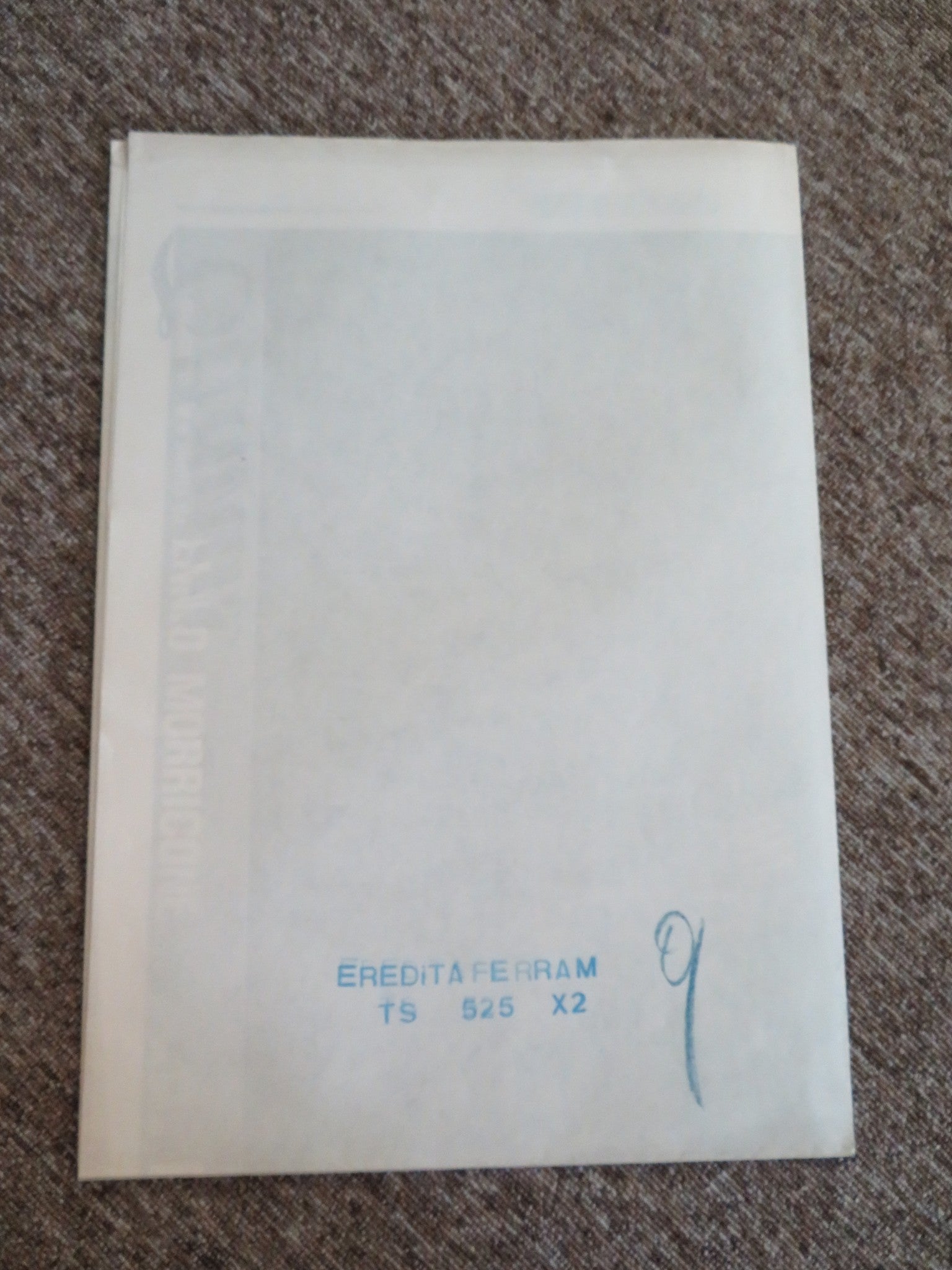 THE INHERITANCE ITALIAN 2 FOGLIO POSTER ANTHONY QUINN FABIO TESTI 1976 Rendezvous Cinema Movie posters