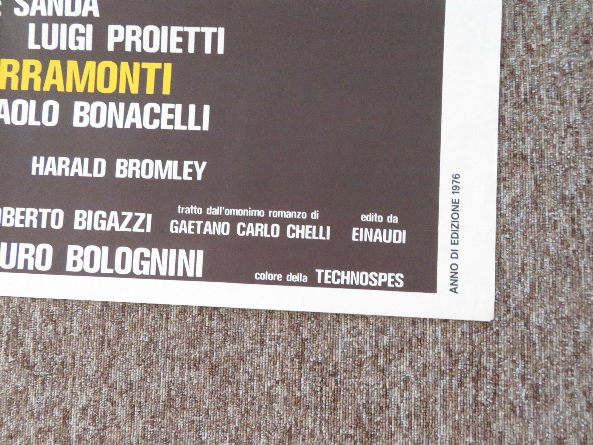 THE INHERITANCE ITALIAN 2 FOGLIO POSTER ANTHONY QUINN FABIO TESTI 1976 Rendezvous Cinema Movie posters