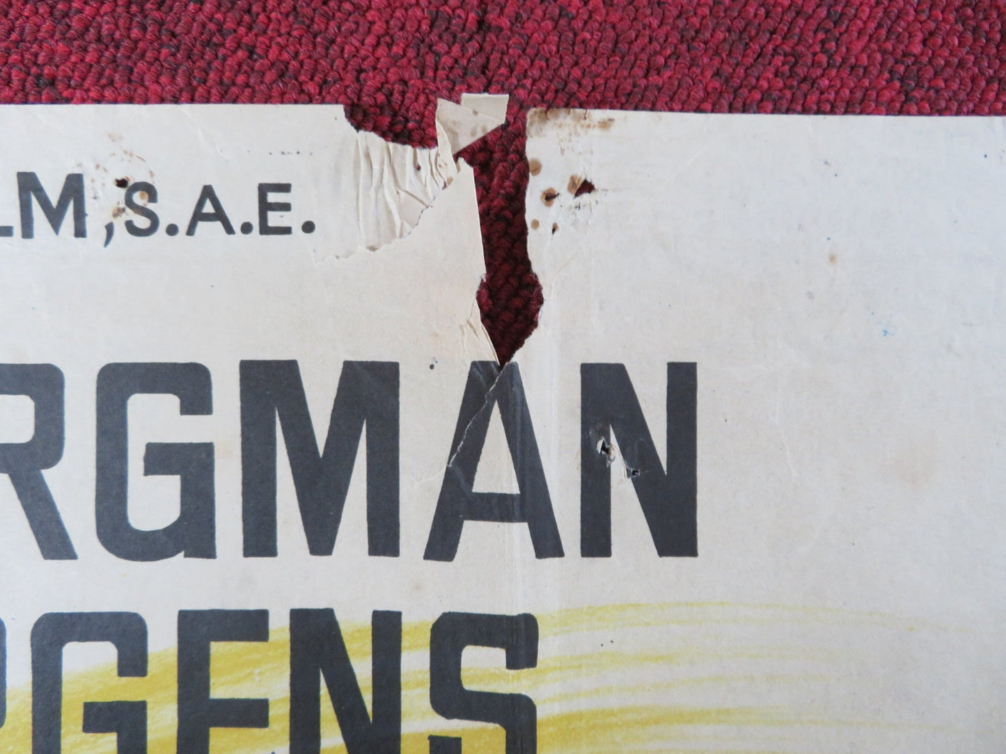 THE INN OF THE SIXTH HAPPINESS SPANISH POSTER INGRID BERGMAN CURT JERGENS 1959 Rendezvous Cinema Movie posters