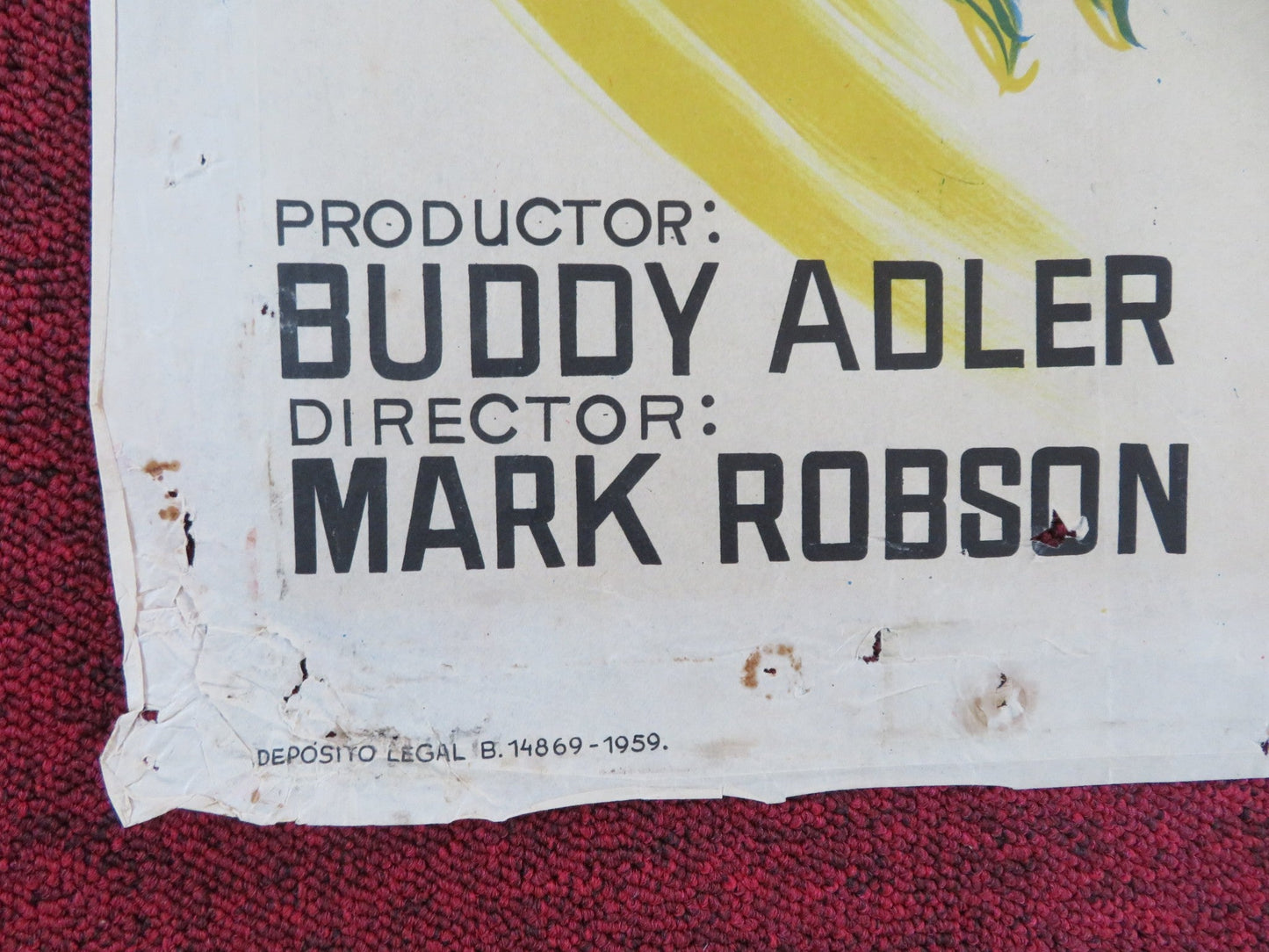 THE INN OF THE SIXTH HAPPINESS SPANISH POSTER INGRID BERGMAN CURT JERGENS 1959 Rendezvous Cinema Movie posters