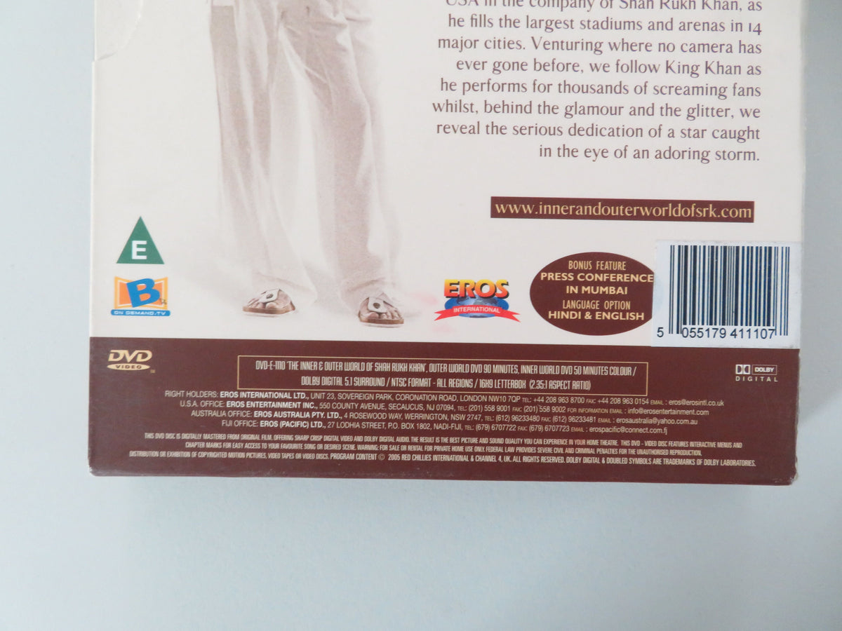 The Inner/Outer World of Shah Rukh Khan (DVD) Bollywood 2005 Region All Movie posters