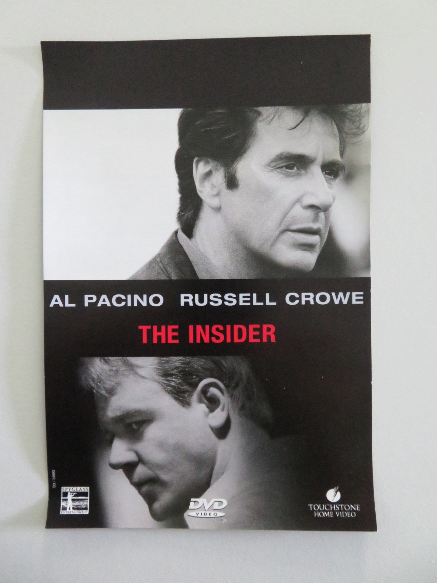 THE INSIDER (DVD) AL PACINO RUSSELL CROWE 1999 REGION 2 Movie posters