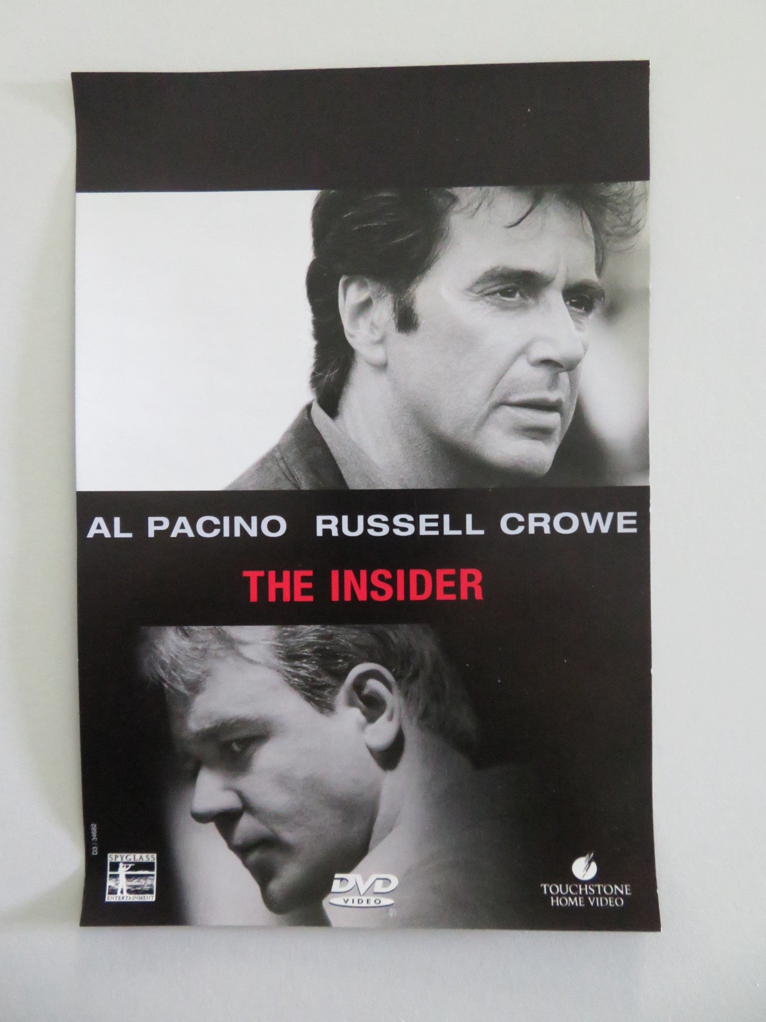THE INSIDER (DVD) AL PACINO RUSSELL CROWE 1999 REGION 2 Movie posters