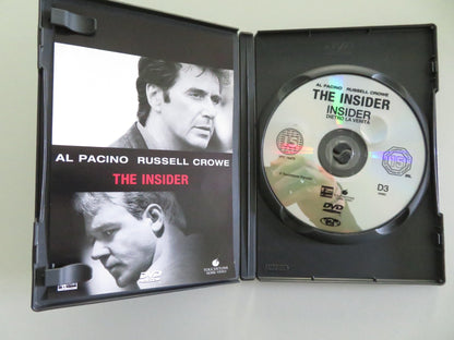 THE INSIDER (DVD) AL PACINO RUSSELL CROWE 1999 REGION 2 Movie posters