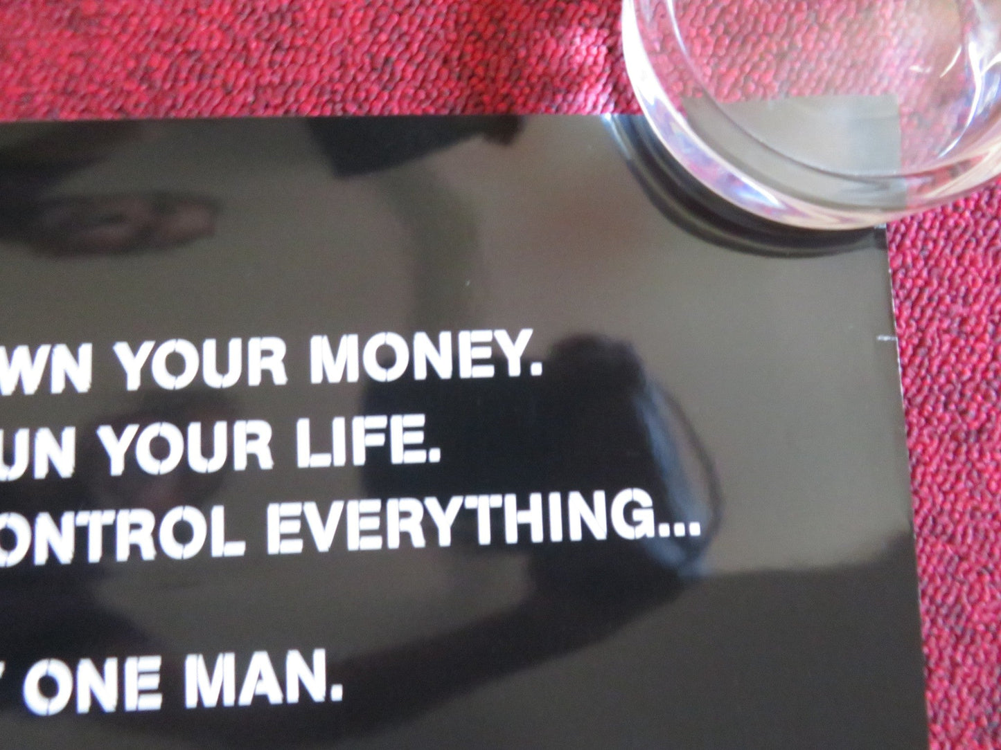 THE INTERNATIONAL US ONE SHEET ROLLED POSTER CLIVE OWEN NAOMI WATTS 2009 Rendezvous Cinema Movie posters