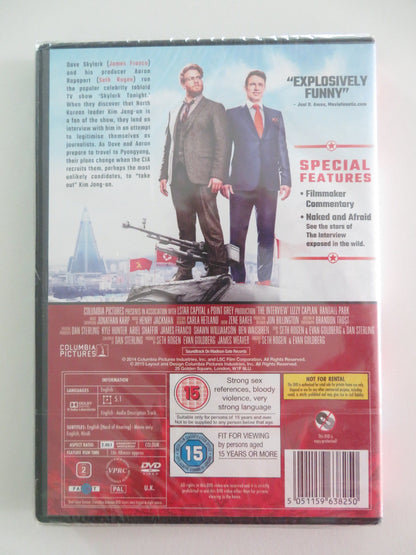 THE INTERVIEW (DVD) JAMES FRANCO SETH ROGEN 2014 REGION 2 Movie posters
