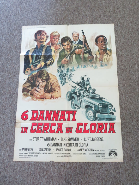 The Invincible Six Italian 2 Foglio Poster Stuart Whitman Elke Sommer 1970 Movie posters