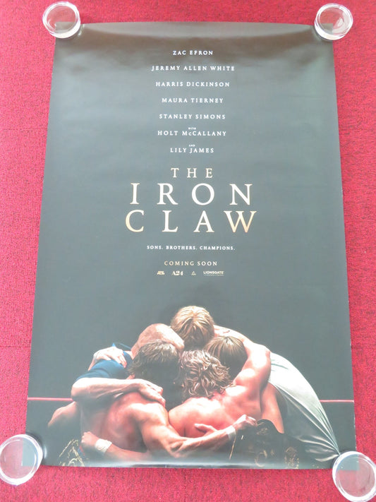 THE IRON CLAW US ONE SHEET ROLLED POSTER ZAC EFRON MAURA TIERNEY 2023 Movie posters