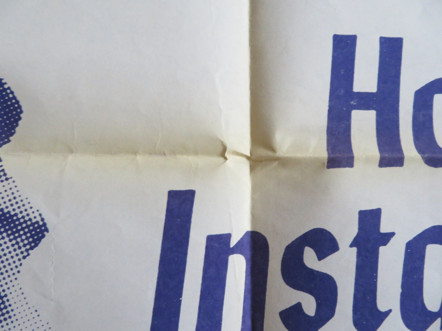 THE IRON MAN FOLDED US ONE SHEET POSTER JIMMY WANG YU 1973 Rendezvous Cinema Movie posters