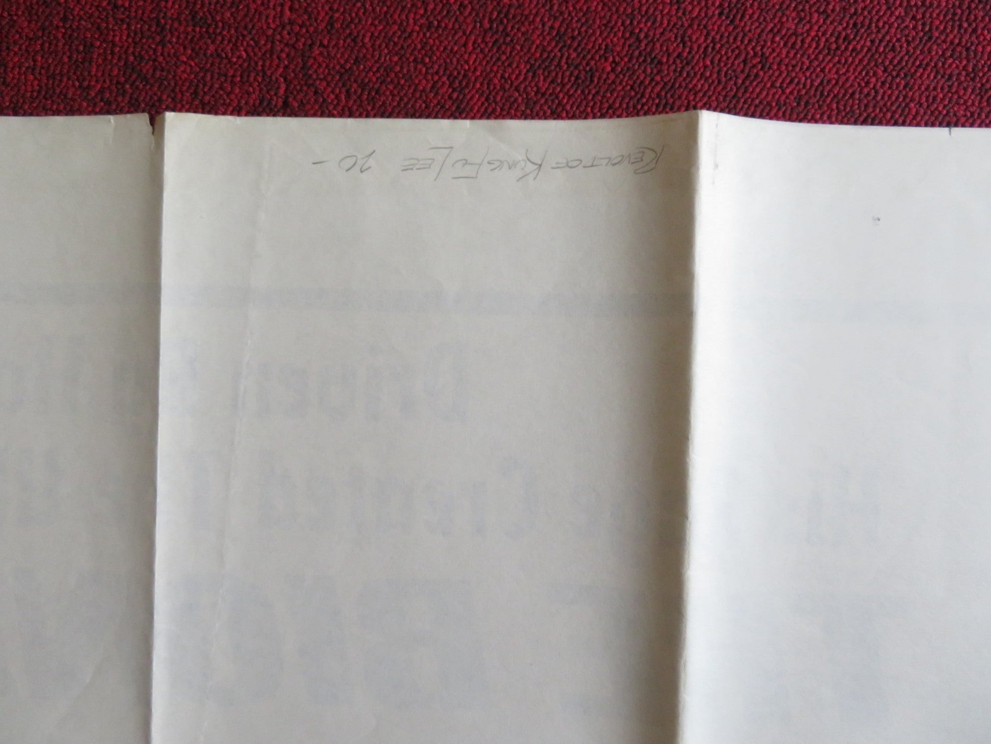 THE IRON MAN FOLDED US ONE SHEET POSTER JIMMY WANG YU 1973 Rendezvous Cinema Movie posters