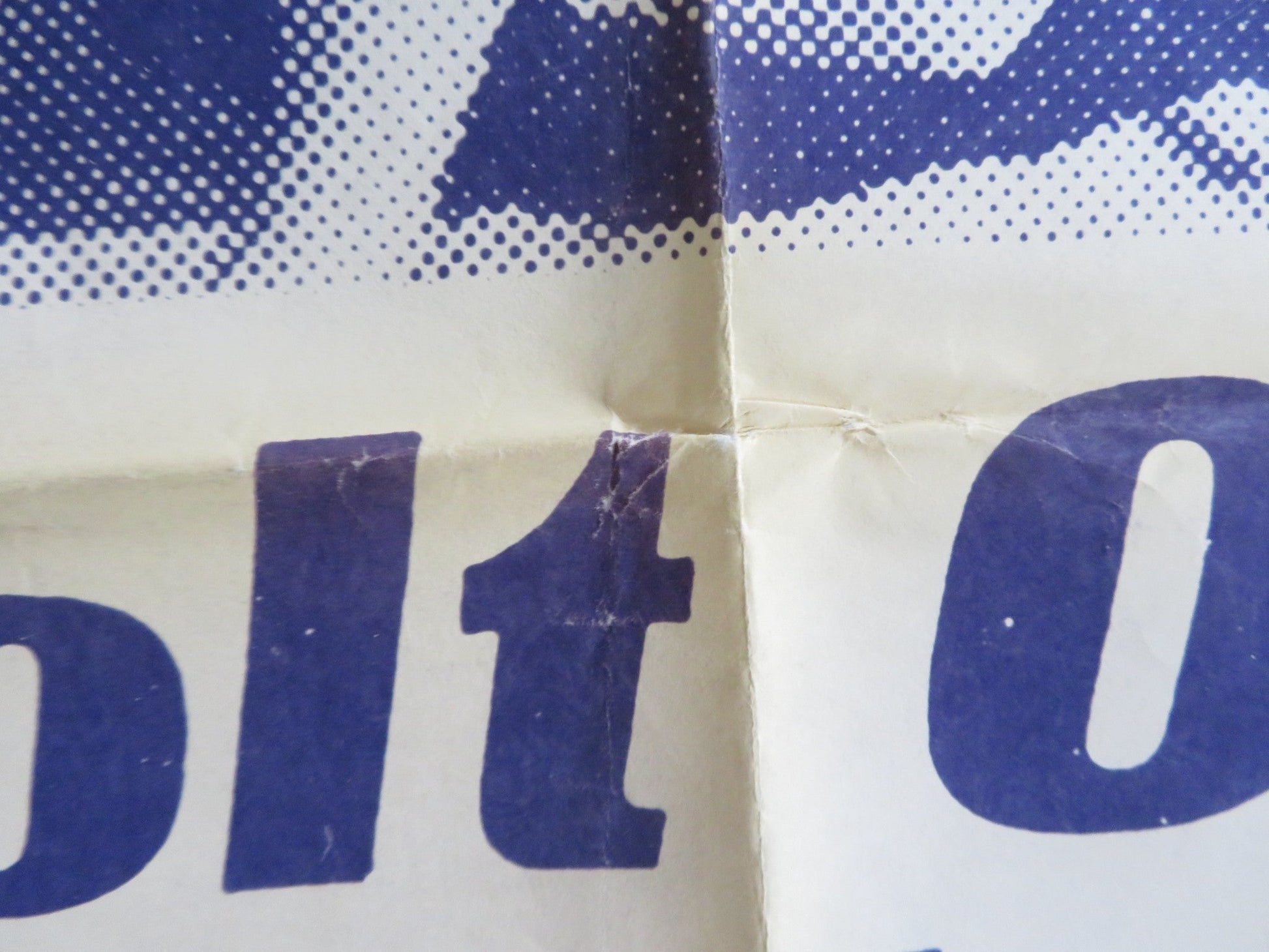 THE IRON MAN FOLDED US ONE SHEET POSTER JIMMY WANG YU 1973 Rendezvous Cinema Movie posters