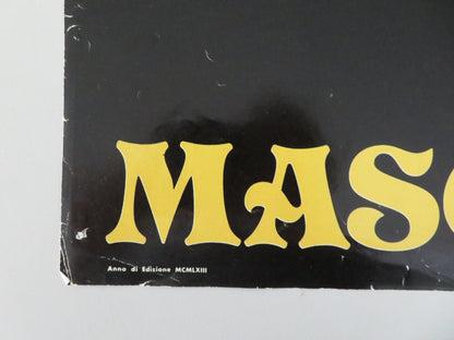 The Iron Mask - F Italian Fotobusta Poster Jean Marais Sylva Koscina 1962 Movie posters