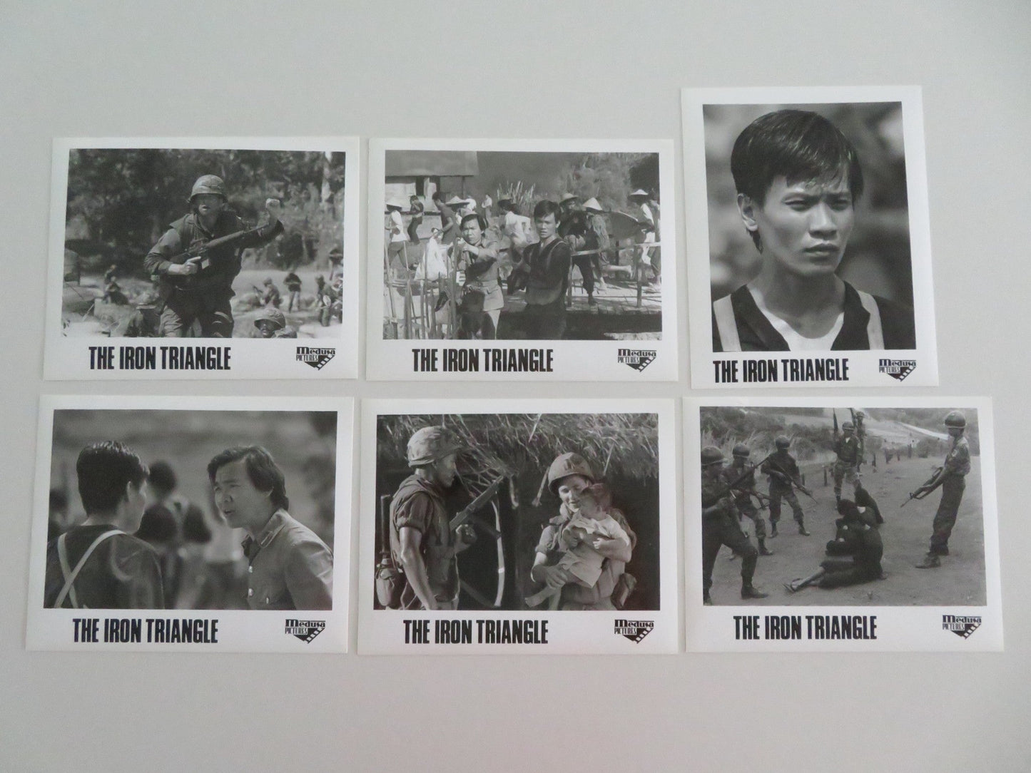 THE IRON TRIANGLE MOVIE STILL PHOTO LOT OF 6 BEAU BRIDGES HAING S. NGOR 1989 - Rendezvous Cinema