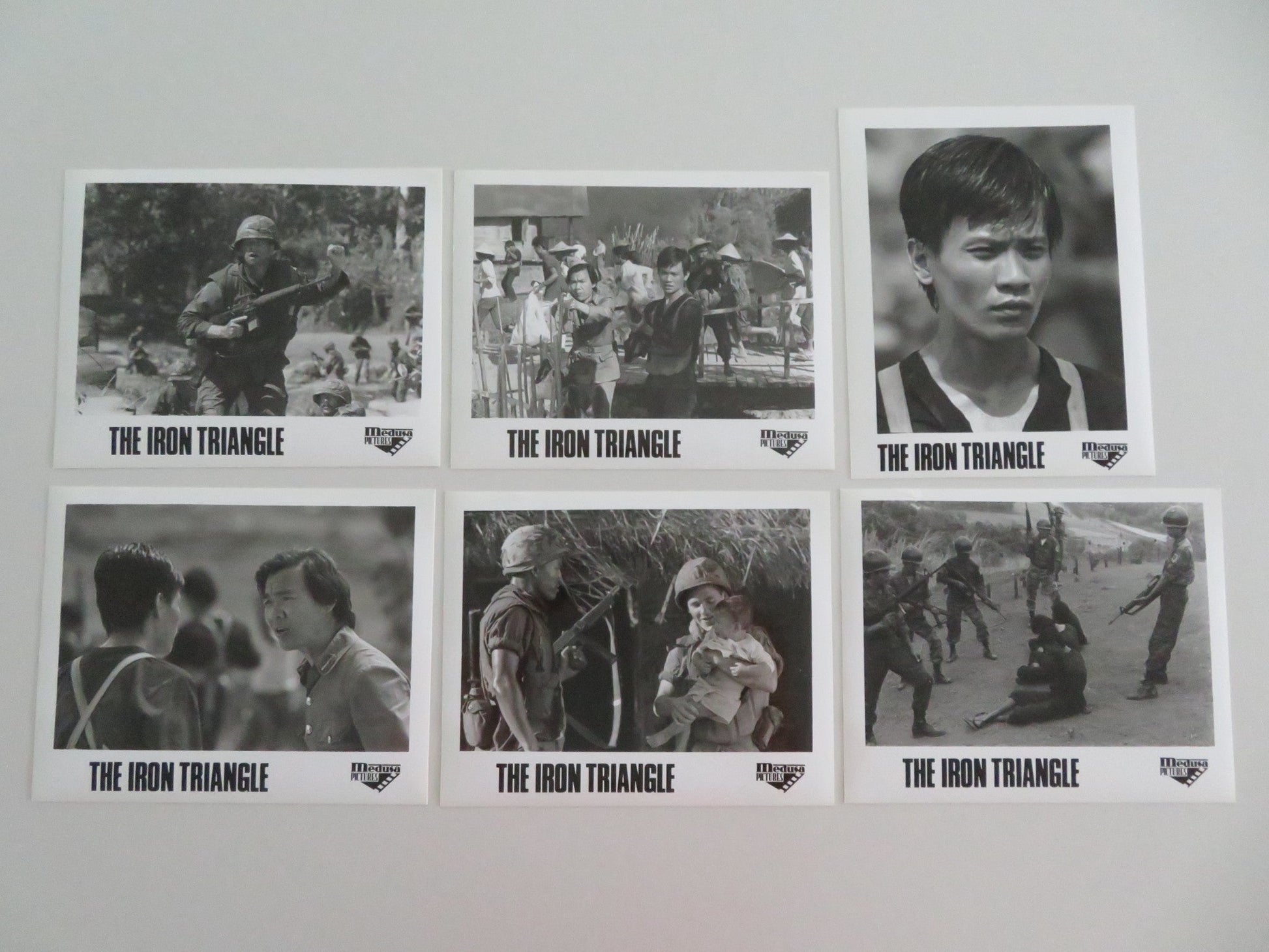 THE IRON TRIANGLE MOVIE STILL PHOTO LOT OF 6 BEAU BRIDGES HAING S. NGOR 1989 - Rendezvous Cinema