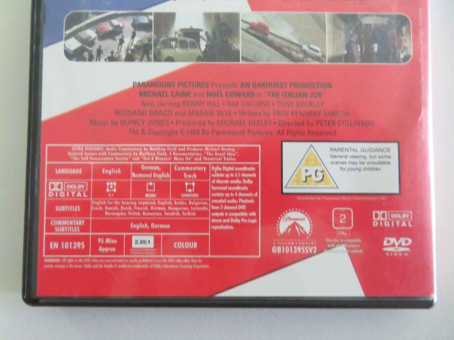 THE ITALIAN JOB - B (DVD) MICHAEL CAINE NOEL COWARD 1969 REGION 2 Movie posters