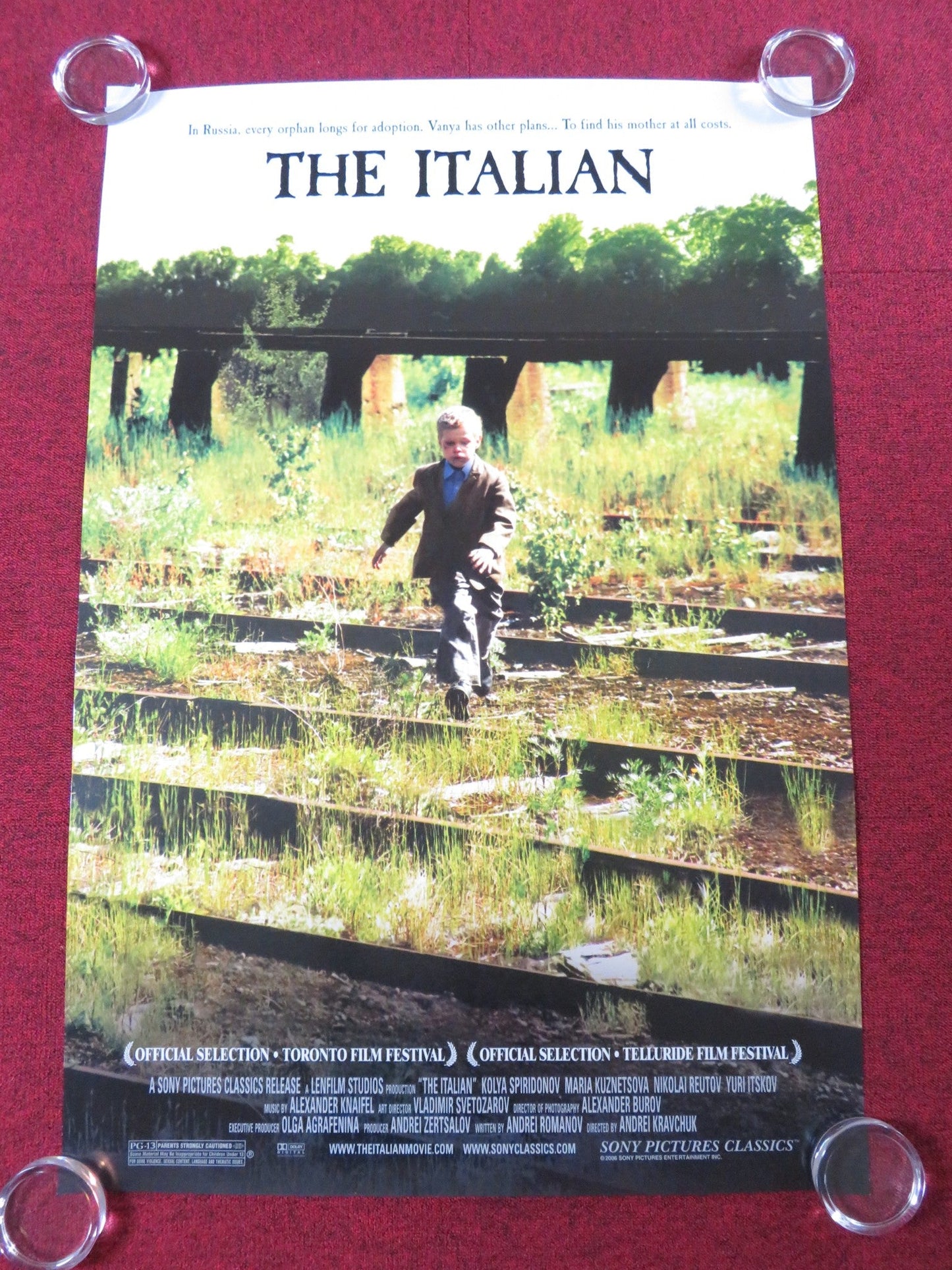 THE ITALIAN US ONE SHEET ROLLED POSTER NIKOLAY SPIRIDONOV MARIYA KUZNETSOVA 2005 Rendezvous Cinema Movie posters