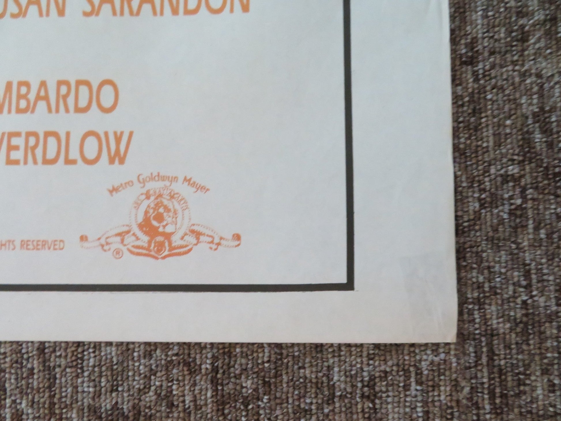 THE JANUARY MAN ITALIAN 2 FOGLIO POSTER KEVIN KLINE ALAN RICKMAN 1989 Rendezvous Cinema Movie posters