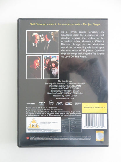 THE JAZZ SINGER (DVD) NEIL DIAMOND LAURENCE OLIVIER 1980 REGION 2 Movie posters