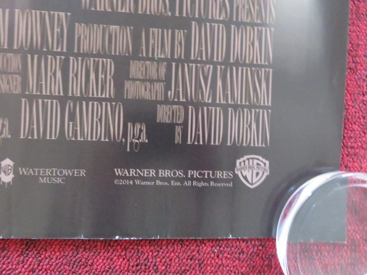 THE JUDGE UK QUAD ROLLED POSTER ROBERT DOWNEY JR. ROBERT DUVALL 2014 Rendezvous Cinema Movie posters