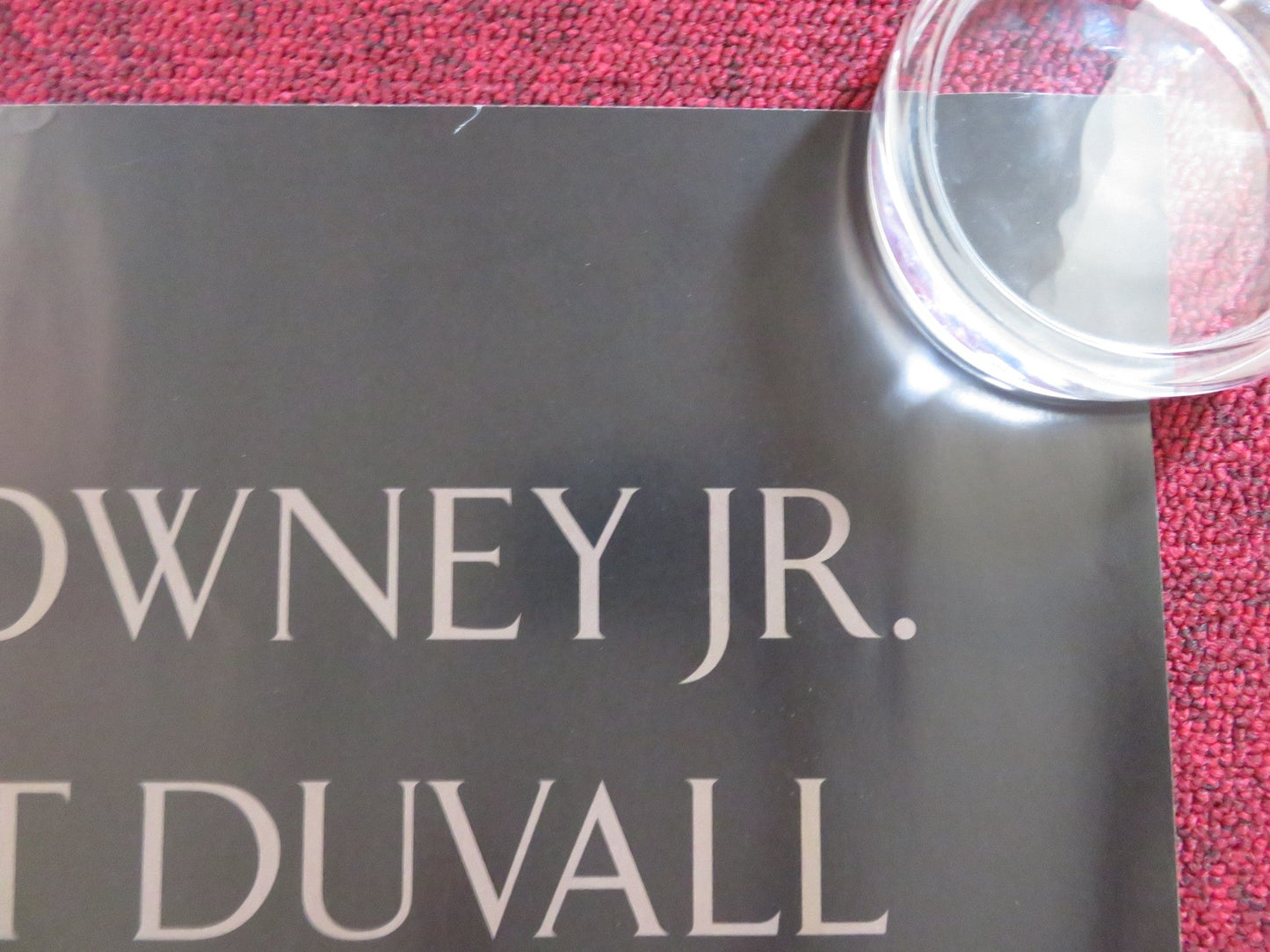 THE JUDGE UK QUAD ROLLED POSTER ROBERT DOWNEY JR. ROBERT DUVALL 2014 Rendezvous Cinema Movie posters