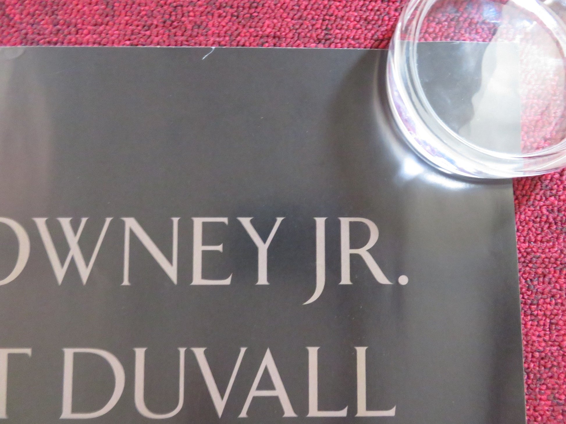 THE JUDGE UK QUAD ROLLED POSTER ROBERT DOWNEY JR. ROBERT DUVALL 2014 Rendezvous Cinema Movie posters