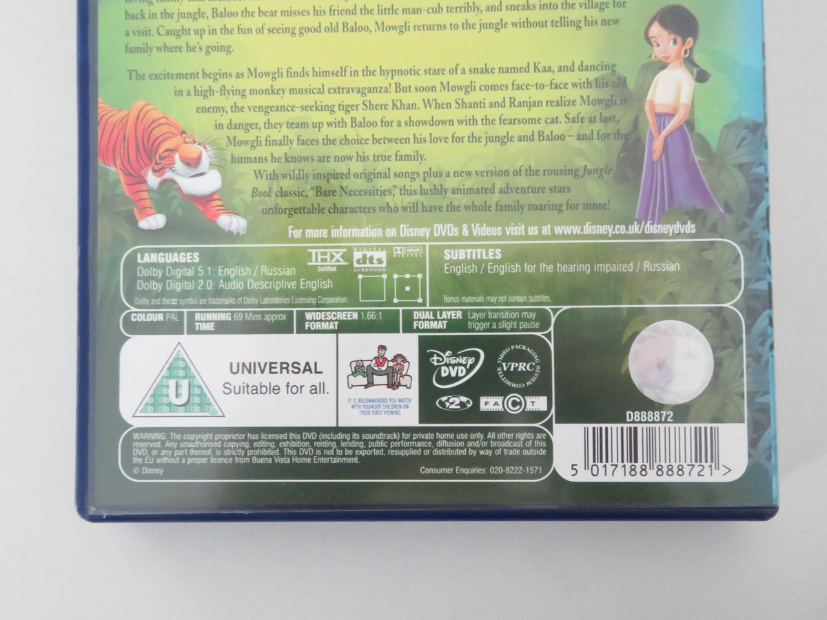 The Jungle Book 2 (DVD) Disney John Goodman Haley Joel Osment 2003 Region 2 Movie posters