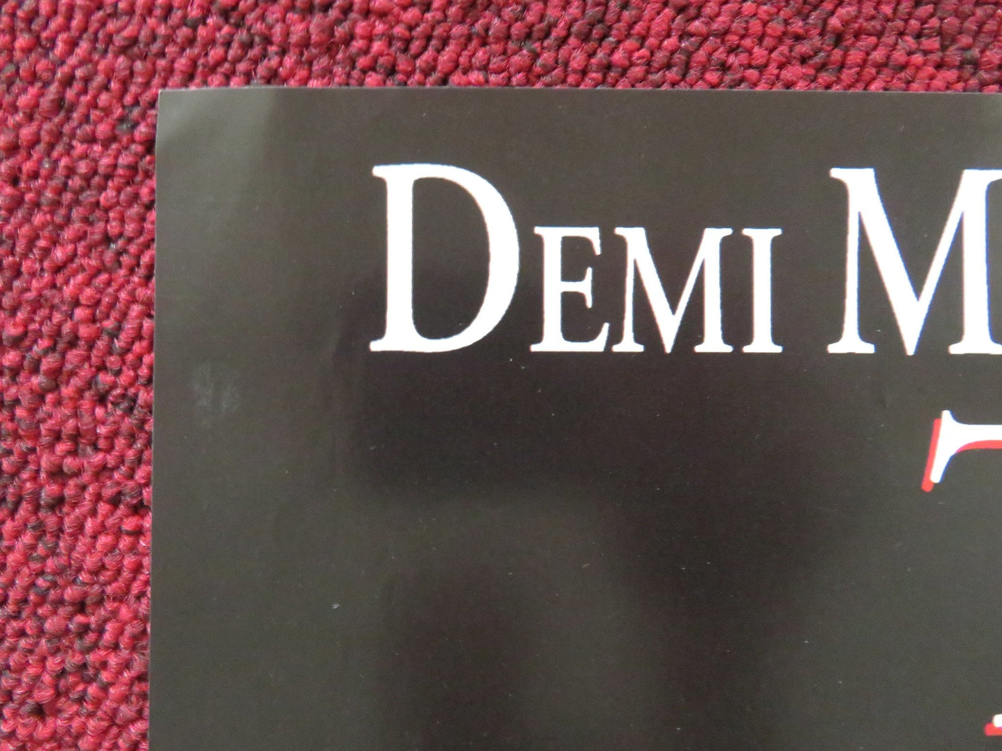 THE JUROR VHS VIDEO POSTER DEMI MOORE ALEC BALDWIN 1996 Rendezvous Cinema Movie posters