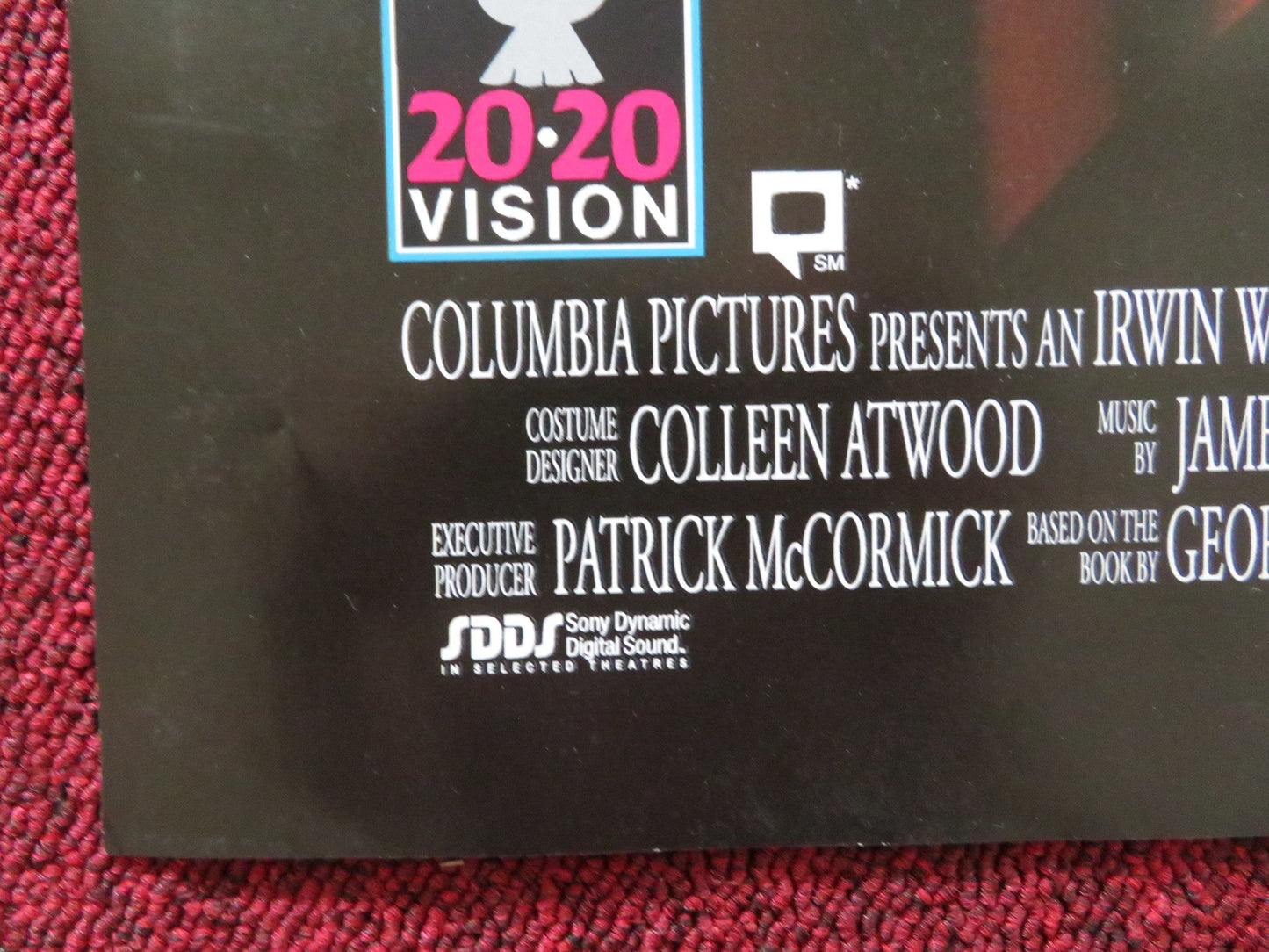 THE JUROR VHS VIDEO POSTER DEMI MOORE ALEC BALDWIN 1996 Rendezvous Cinema Movie posters