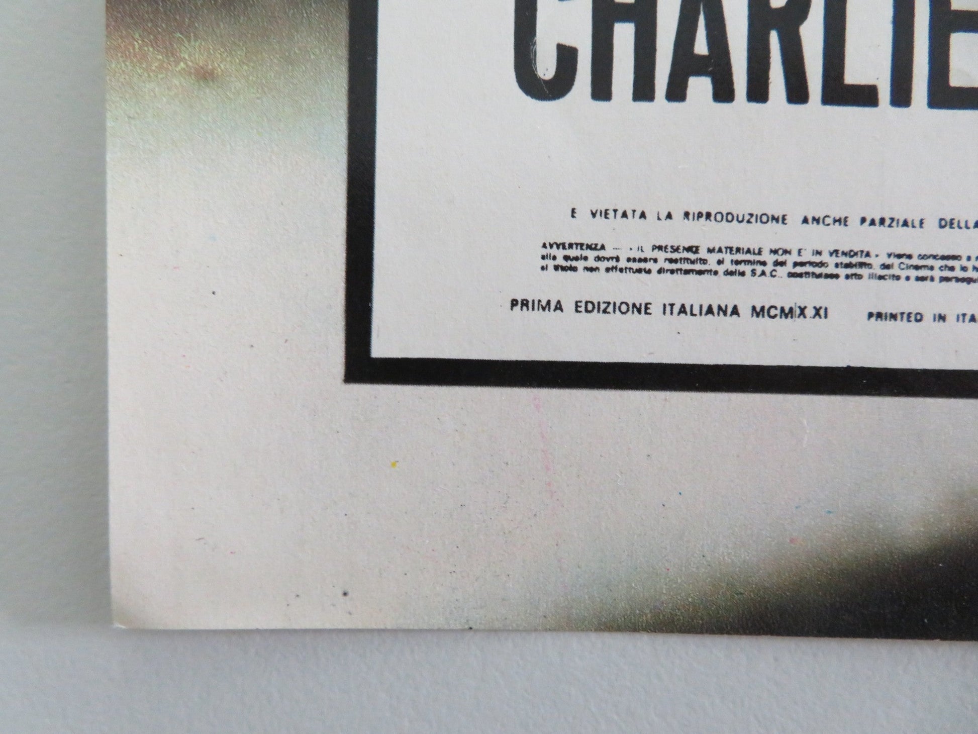 THE KID ITALIAN FOTOBUSTA POSTER CHARLIE CHAPLIN JACKIE COOGAN R1960s Movie posters