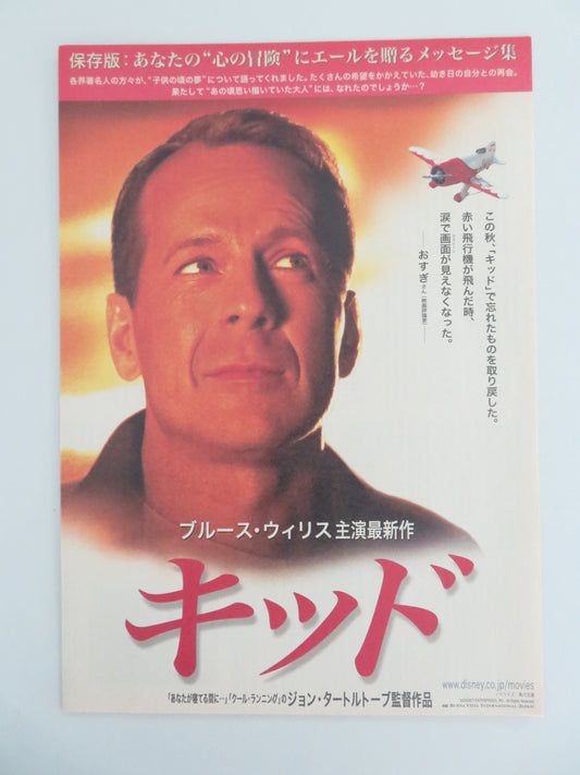 The Kid Japanese Chirashi (B5) Poster Disney Bruce Willis Breslin 2000 Movie posters