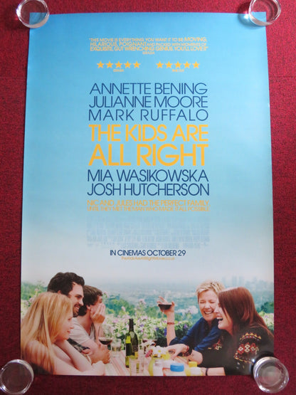 THE KIDS ARE ALL RIGHT US ONE SHEET ROLLED POSTER JULIANNE MOORE A. BENING 2010 Rendezvous Cinema Movie posters