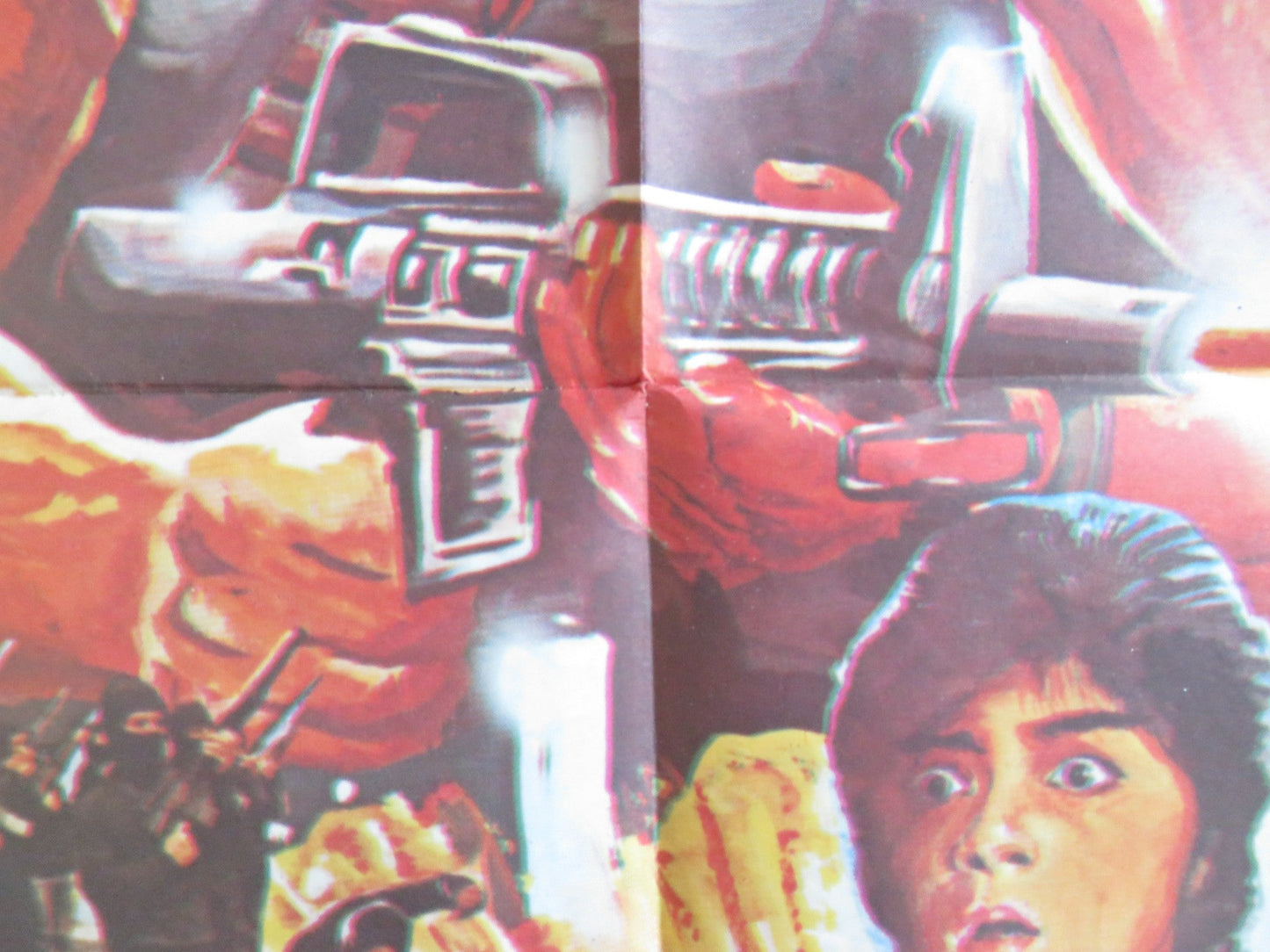 THE KILLER VS NINJAS POSTER FOLDED ACE VERGEL CHARITO SOLIS 1989 Rendezvous Cinema Movie posters